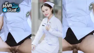 คลิปหลุด พยาบาลหุ่นดีหีใหญ่น่ารักขาวดัดฟันหมวยนมแน่นๆน่าดูดสุดๆหีเนียน xxx โดนเย็ดสดในห้องเก็บของเพื่อนผู้ช่วยด้วยกันเด็ดจัด